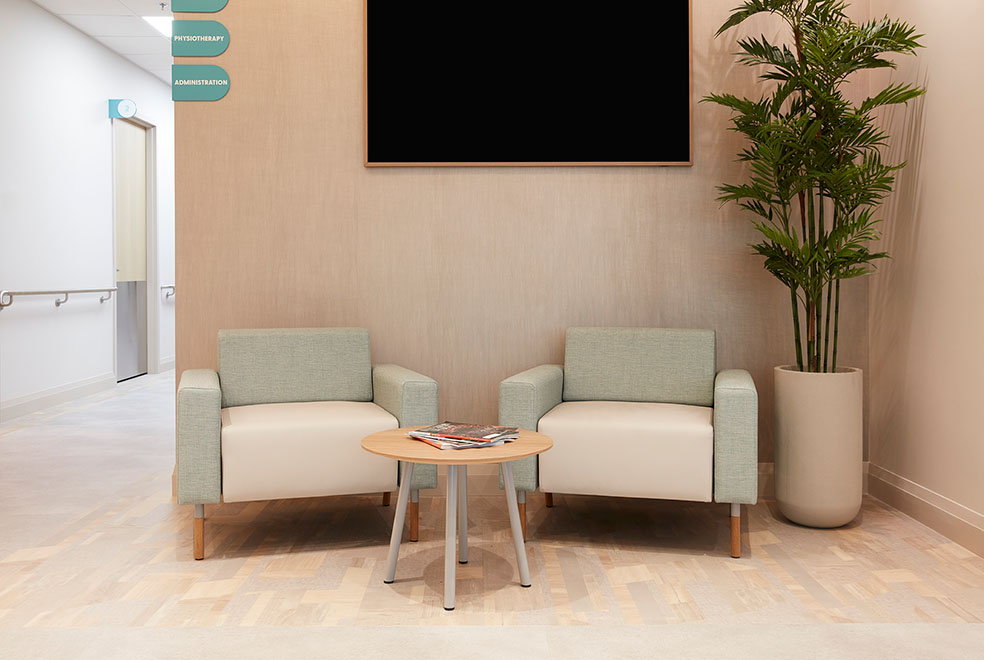 lounge chairs for reception waiting area